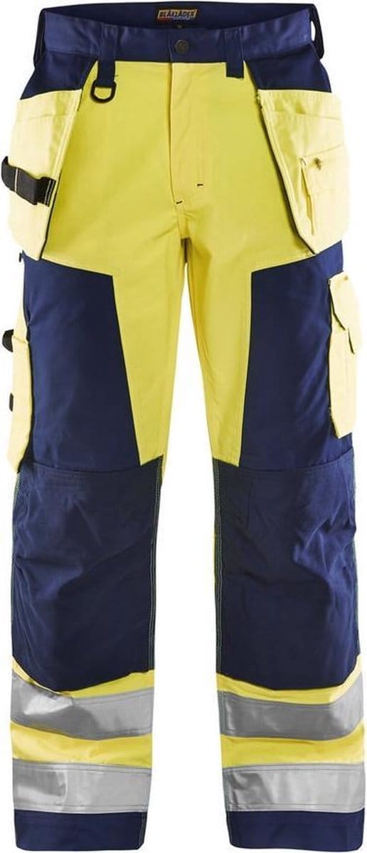 Blaklader Werkbroek High Vis 1568-1811 - High Vis Geel/Marineblauw - D84
