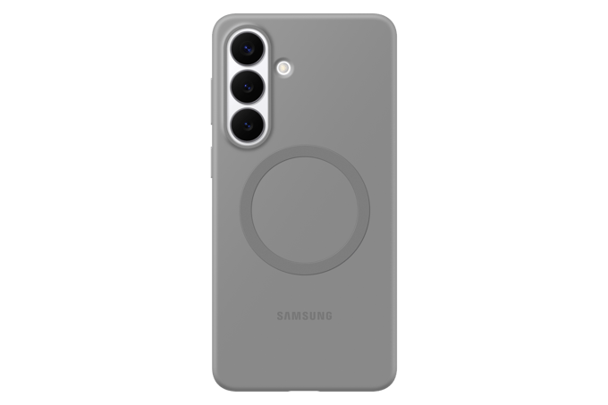 Silicone Magnet Backcover voor de Samsung Galaxy S26 Plus - Gray