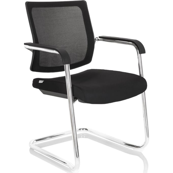 Vergaderstoel / bezoekersstoel LEVIA V zwart hjh OFFICE