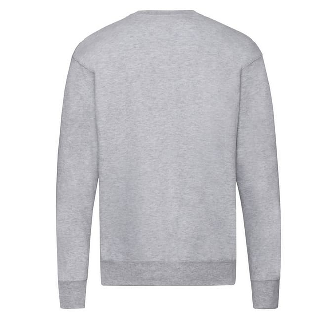 Fruit of the Loom Heren Lichtgewicht Set-In Sweatshirt (Heide Grijs)