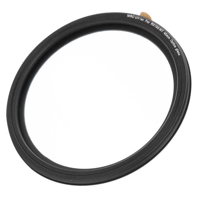 40mm Optisch Glas Camera Lens Beschermend UV Filter voor Sony RX100 M7 Camera Accessoire white