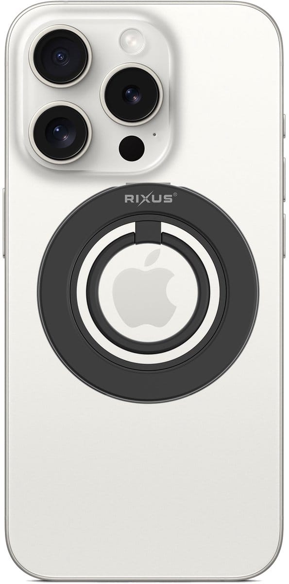 Rixus RXPH30B MagGo Magnetic Ring Holder Titanium Black