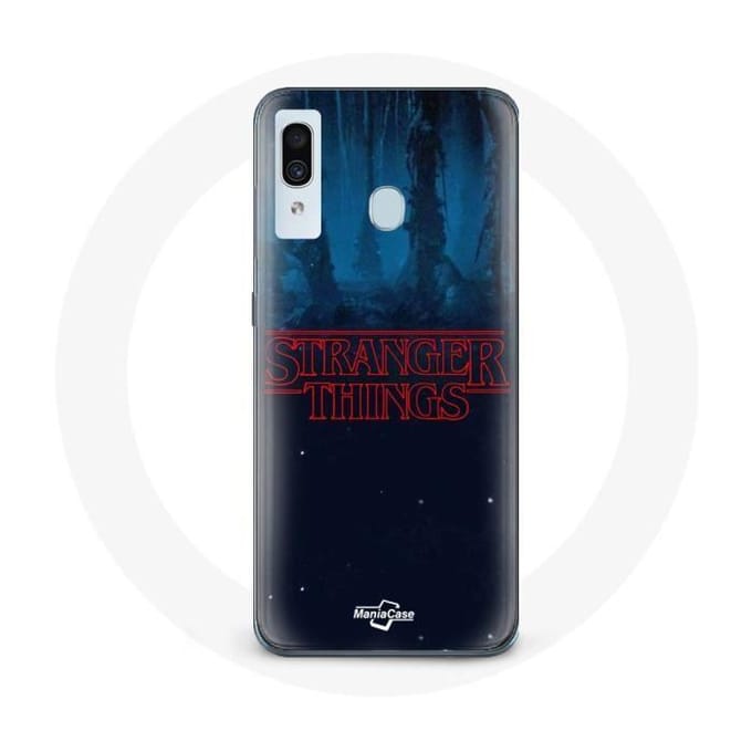 Coque pour Samsung Galaxy A20 Stranger Things logo de la saison 2