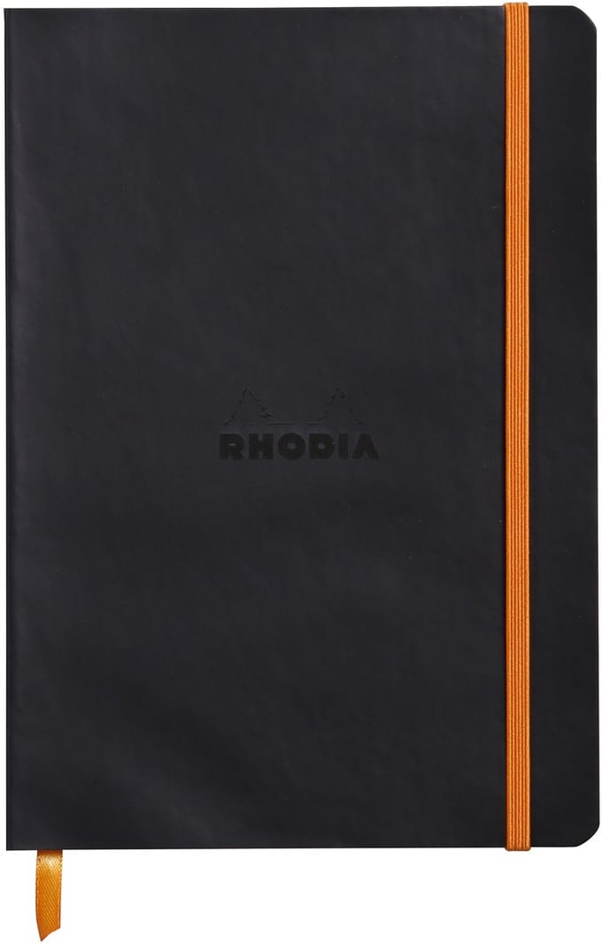RHODIA notitieboek RHODIARAMA A5, gestippeld, zwart
