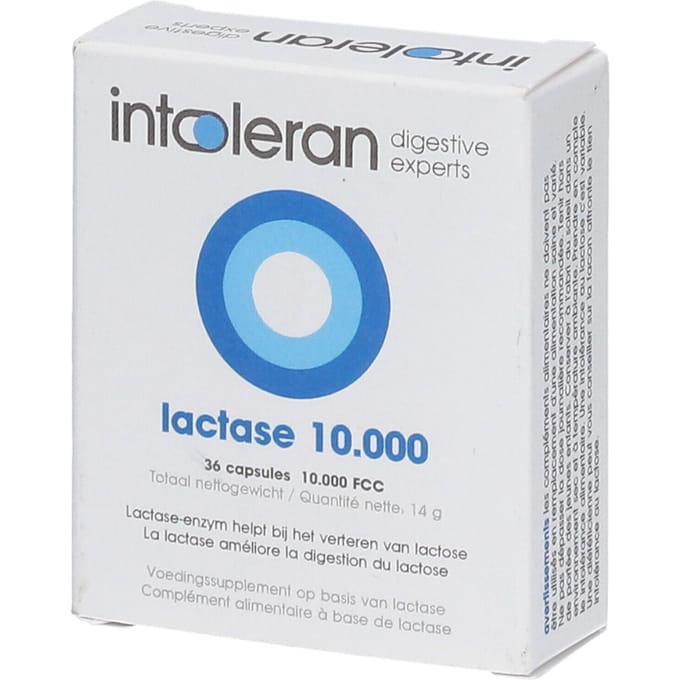 Intoleran Lactase 10 000 36 Capsules