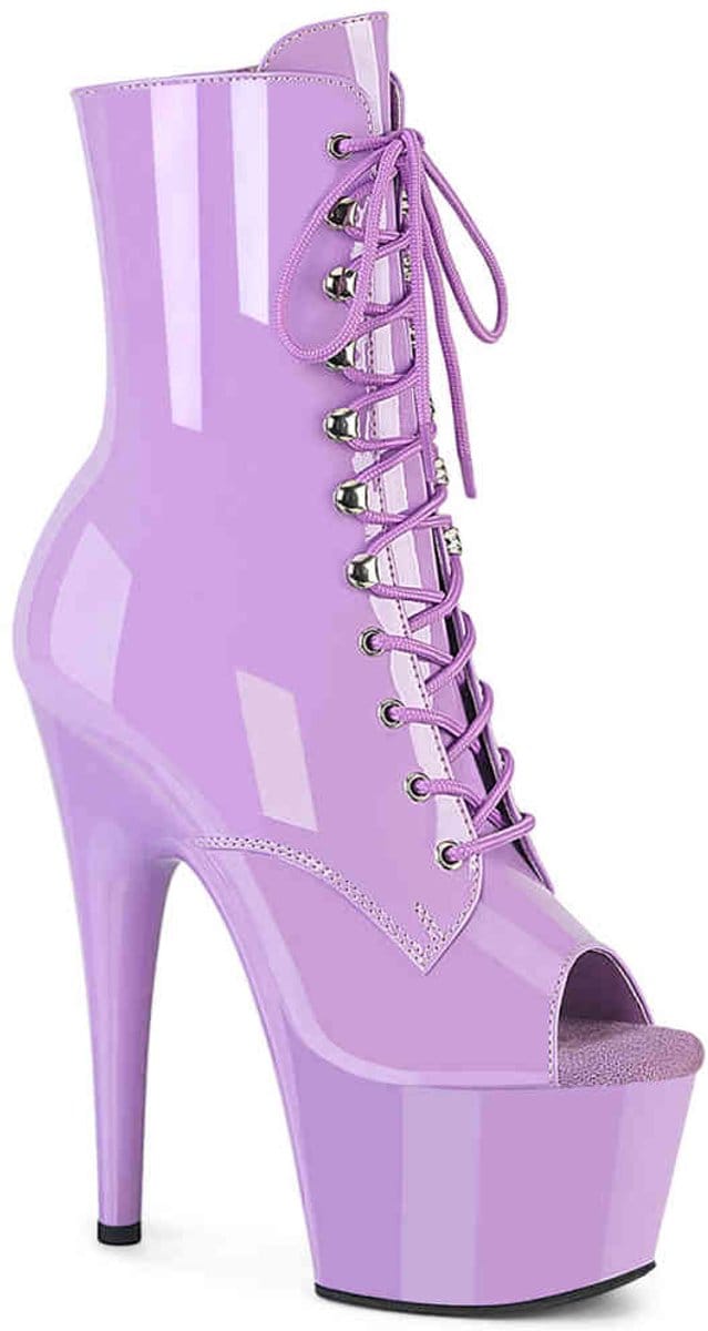 Pleaser - ADORE-1021 Plateau Laarzen - US 6 - 36 Shoes - Paars