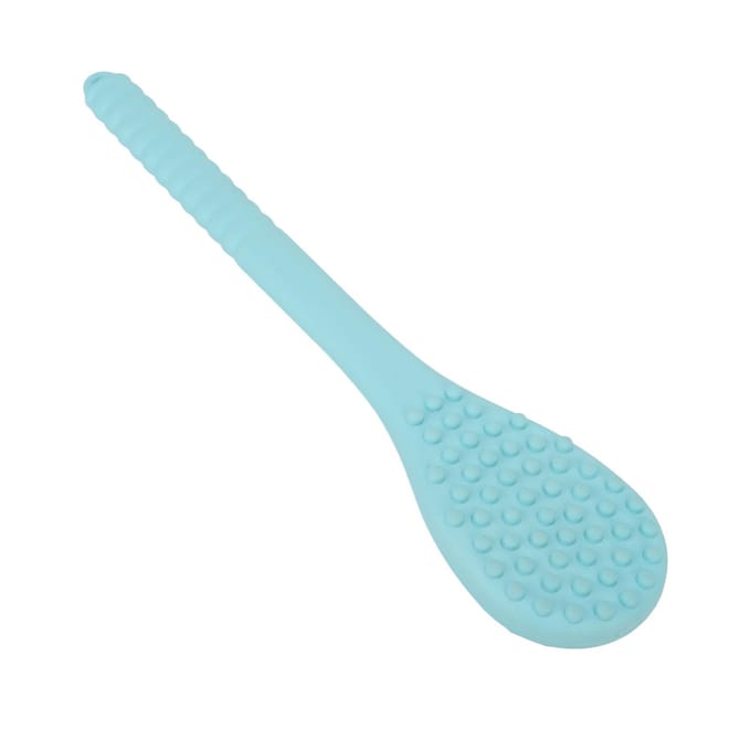 Handmatige Massage Hamer Lang Handheld 2-zijdig Rugklopper Meridiaanbaggering voor Ontspanning Blauw blauw