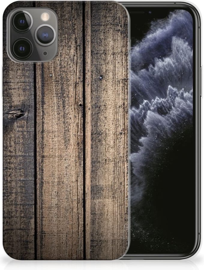 Apple iPhone 11 Pro Bumper Hoesje Steigerhout