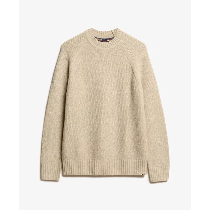 Superdry Pullover Beige - Maat XL - Heren - Pullovers