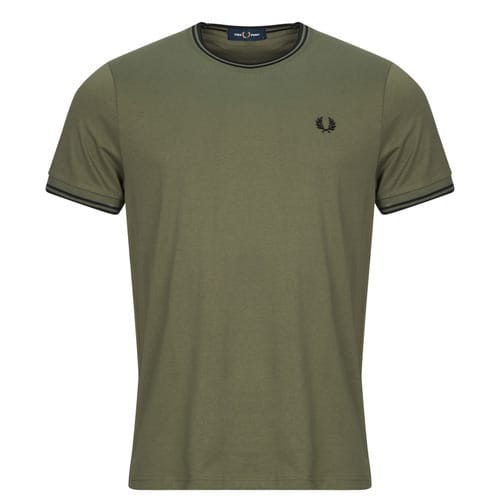 Fred Perry Twin tipped t-shirt - laurel wreath green black