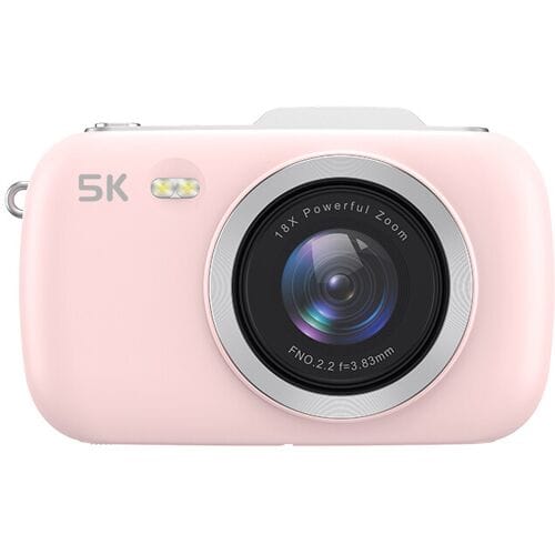 KOMERY G7 5K Digitale Camera – 80 MP UHD, 18x Zoom, Vlogcamera – Wit