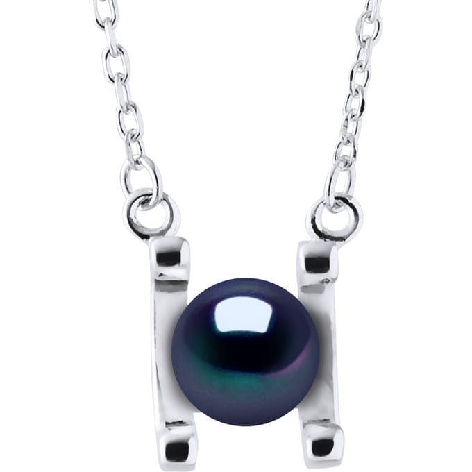 SYMBOL zoetwater parel 7-8mm Black 925