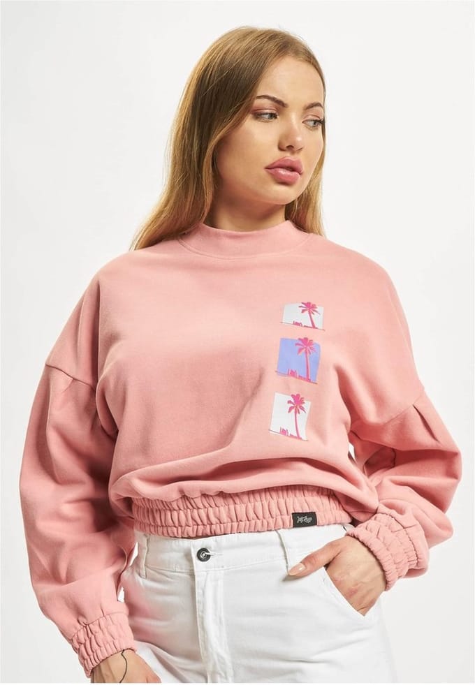 Just Rhyse - Beaches Crewneck sweater/trui - S - Roze