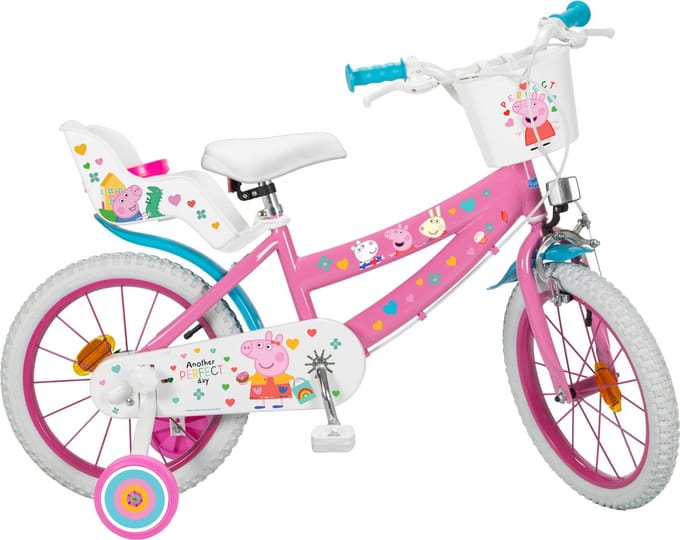 Peppa Pig Kinderfiets 16 Inch Voor Meisjes 5-7 Jaar roze
