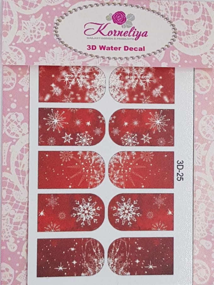 Korneliya 3D Waterdecal - 3D 025