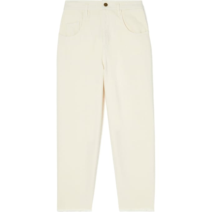 Louise Misha Pants Lou Cream Größe: 38 | Straight Jeans Outlet | Damen | Weiß