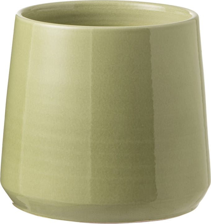 J-Line bloempot Rond - keramiek - groen - medium - Ø 23 cm