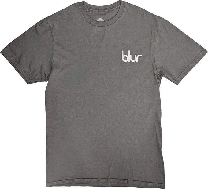 Blur - Pocket Blur / Parklife Heren T-shirt - M - Grijs