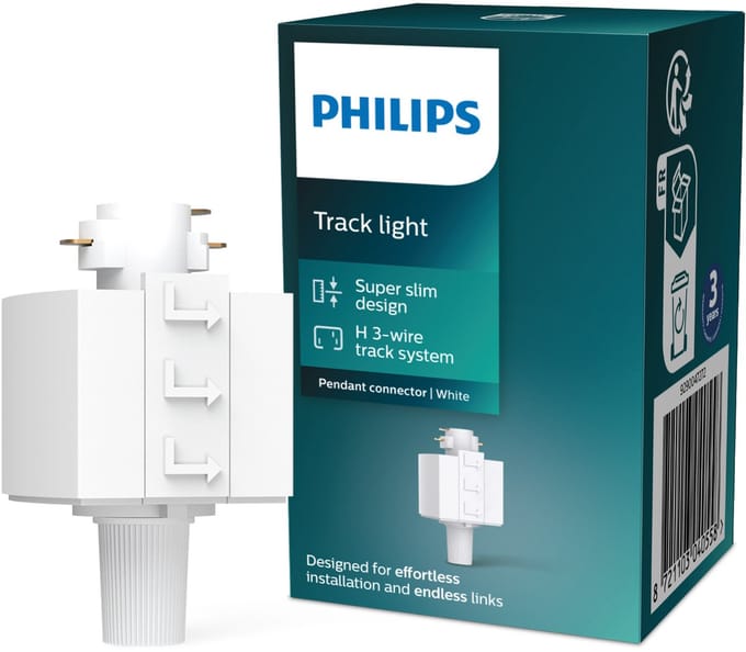 Philips EasyLink - Connector - Hanglamp-adapter - Wit - Railverlichting