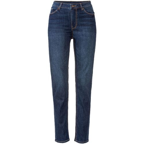 esmara Dames jeans - Straight fit (34, lang, Donkerblauw)
