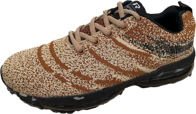 Sneakers heren bruin en zwart maat 41