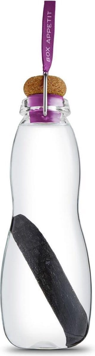 Black&Blum - Eau Good Drinkfles glas - 600 ml - paars