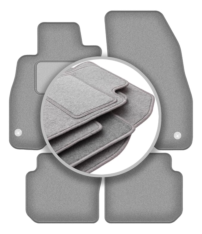 Grijze automatten voor: Fiat Punto 12' hatchback (2012-2018)