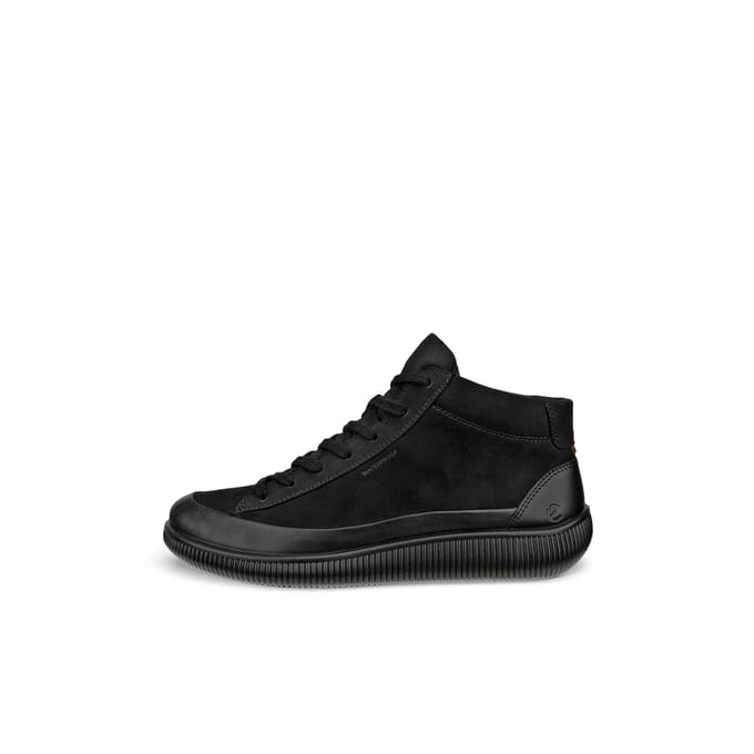 Ecco Ecco Soft Zero W Veterbooties zwart Nubuck