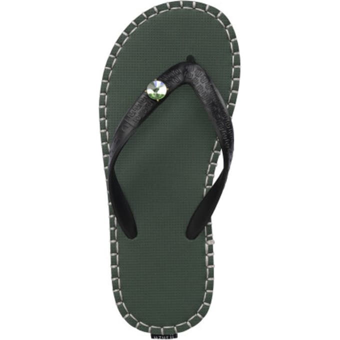 Uzurii | Teenslippers | Dames | Legergroen | Maat 43