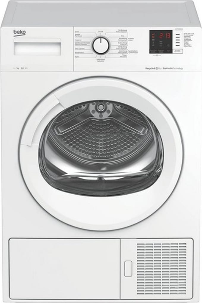 Beko KH 7535 RXW | Warmtepompdroger | 7 kg | Taaldisplay Duits