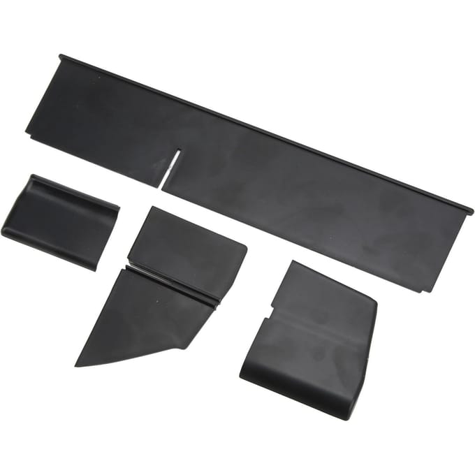 4 Pièces Organiseurs Séparateurs de Boîte à Gants Accessoires Intérieurs Remplacement pour Tesla Model 3 Y 2021 black