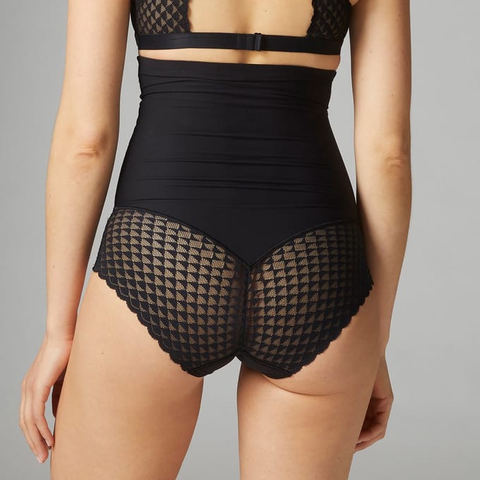 High Waist Brief Subtile | Zwart