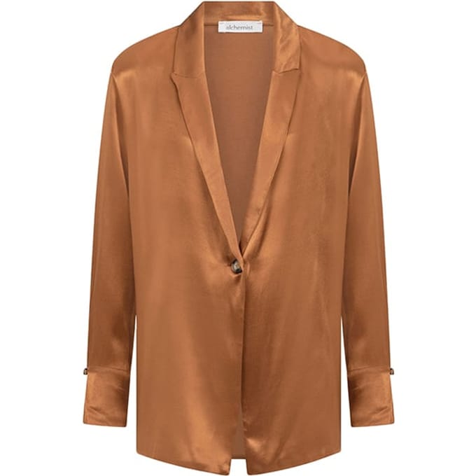 Alchemist Lily Blazer Cinnamon Maat: 38 | Blazers Outlet | Dames | Bruin