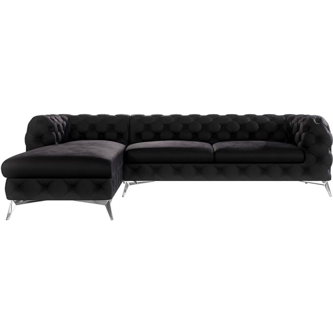 Hoekbank Noralie links velvet | Ropez