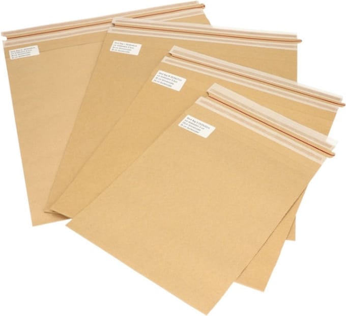 Sendbag verzendverpakking IEZZY 38/42 x 44 + 9 | 5cm bruin