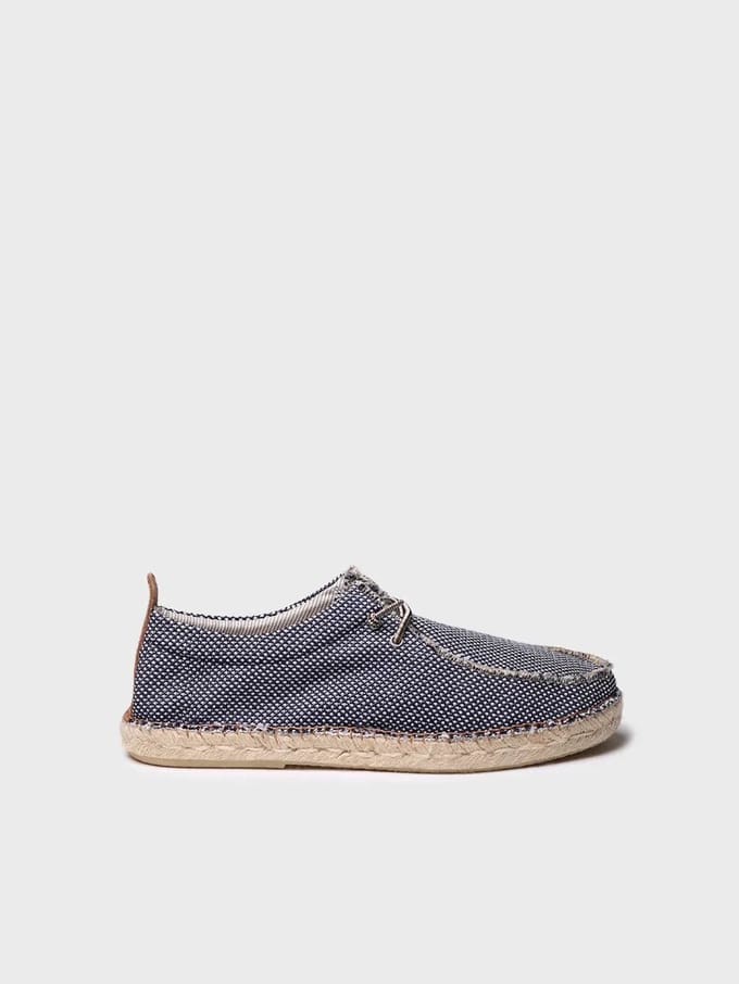 Espadrilles voor heren van mesh met veters | OSCAR