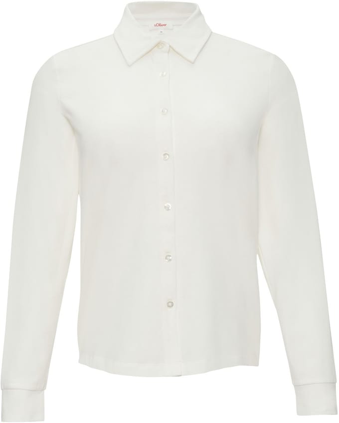 s.Oliver - female - Overhemdblouse van jersey