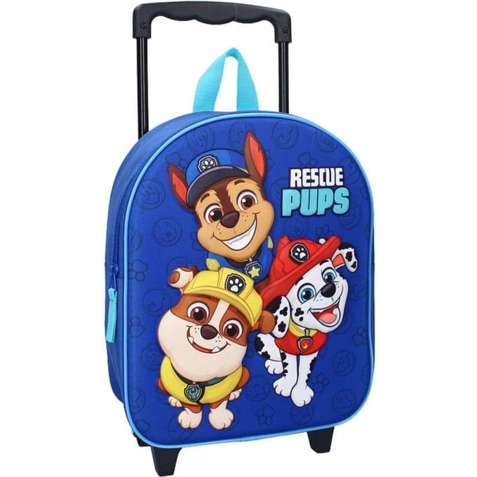 PAW Patrol Another Dimension Trolley Rugzak 3D - Blauw - Chase / Marshall / Rubble
