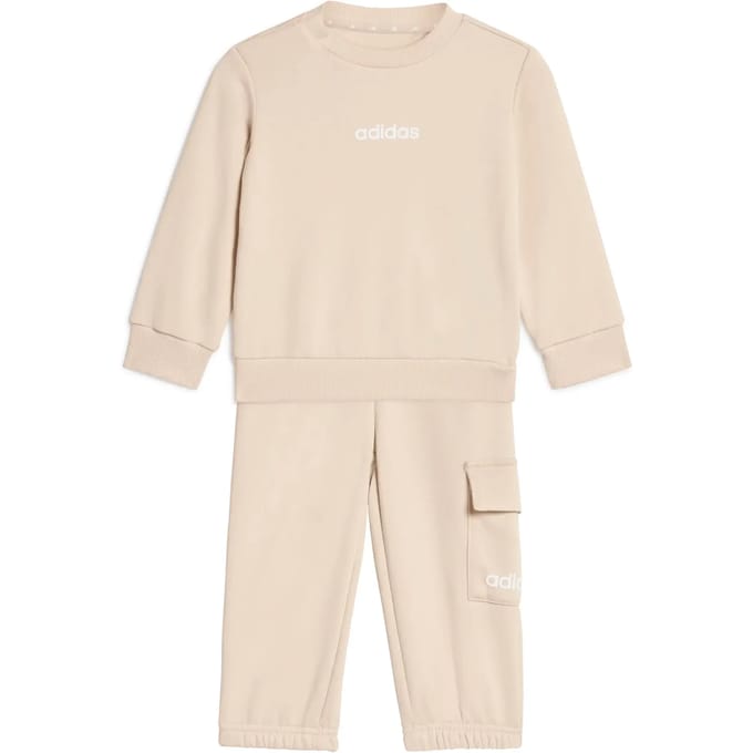 Adidas Sportswear Essentials Joggingpak Kids - Kinderen - Beige