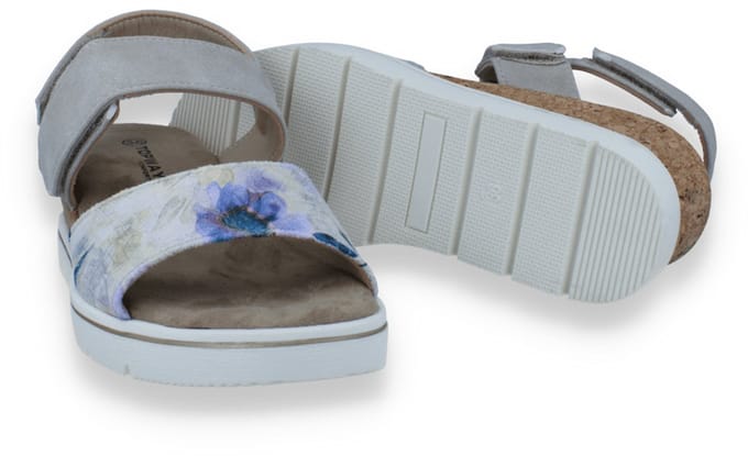 Mode-mania Dames Sandaal Multi | Multicolour | Maat: 39
