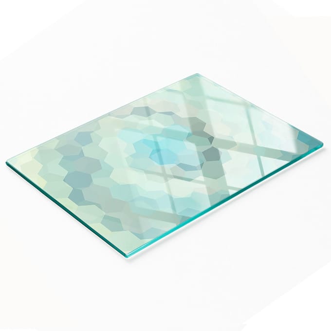 Multifunctionele decoratieve snijplank voor de keuken, gehard abstract 80x52 cm