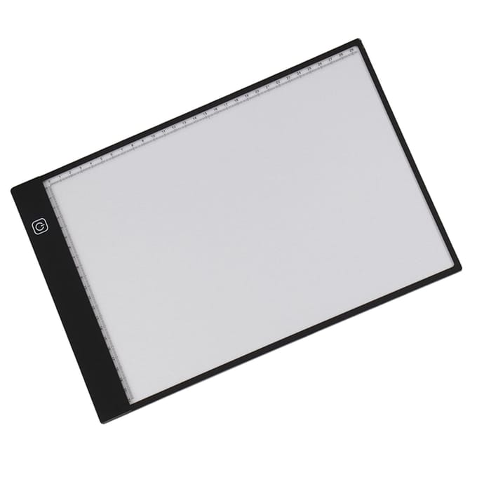 A4 LED-kunstbord, lichtbord, tekentafelbord met 3 standen, dimbaar, apart type