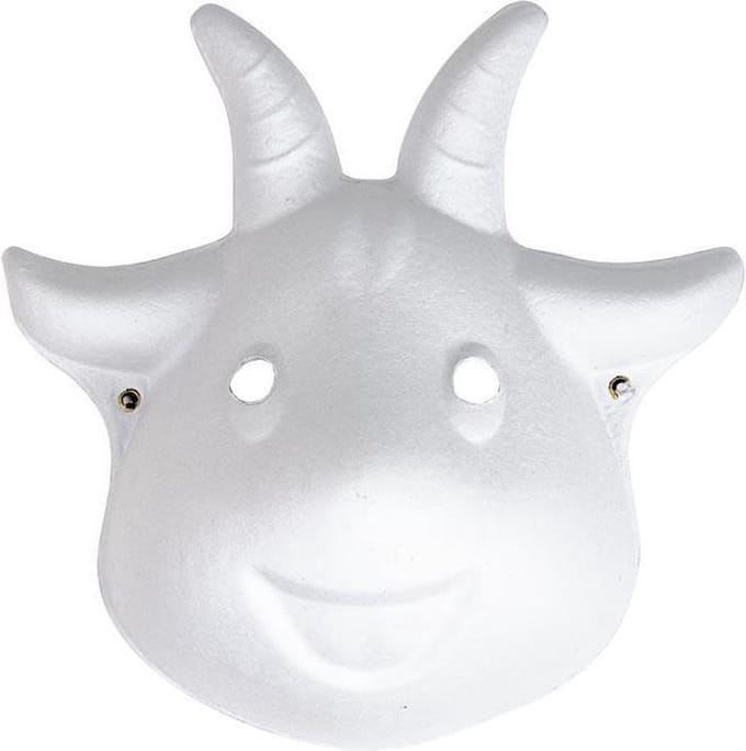Masker geit (papier machÃ©)