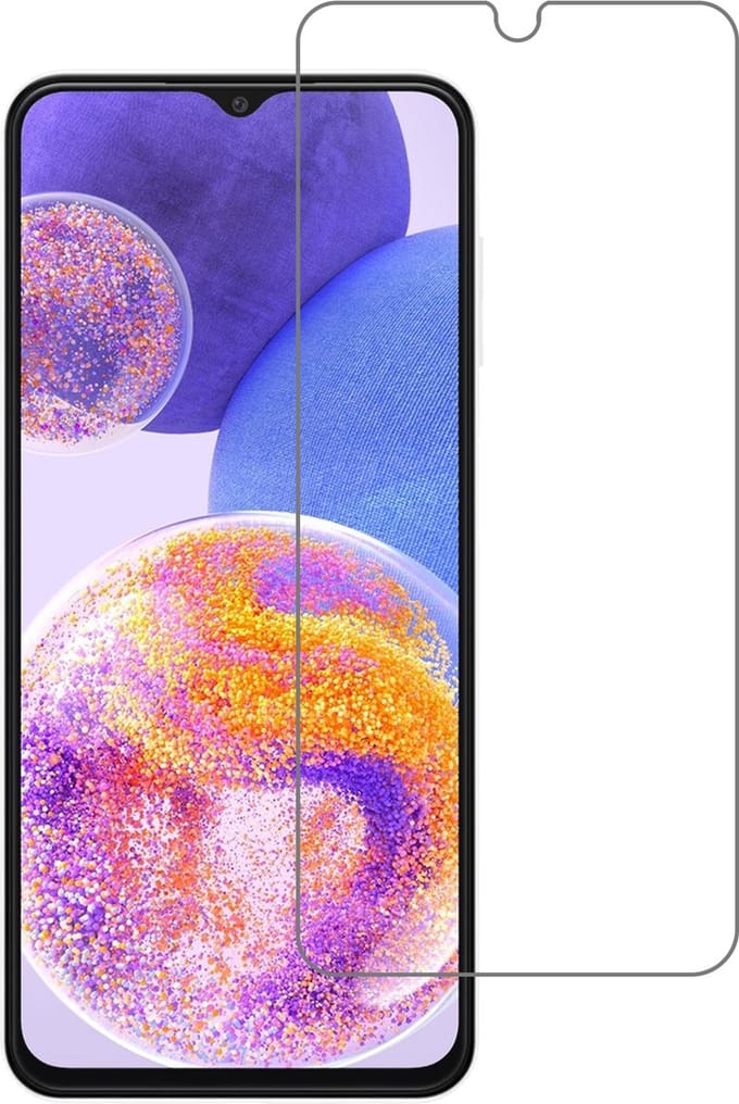 Screenprotector - Geschikt voor Samsung Galaxy A23 - Extra Sterk - Beschermglas - Gehard Glas - Tempered Glass - Screen Protector