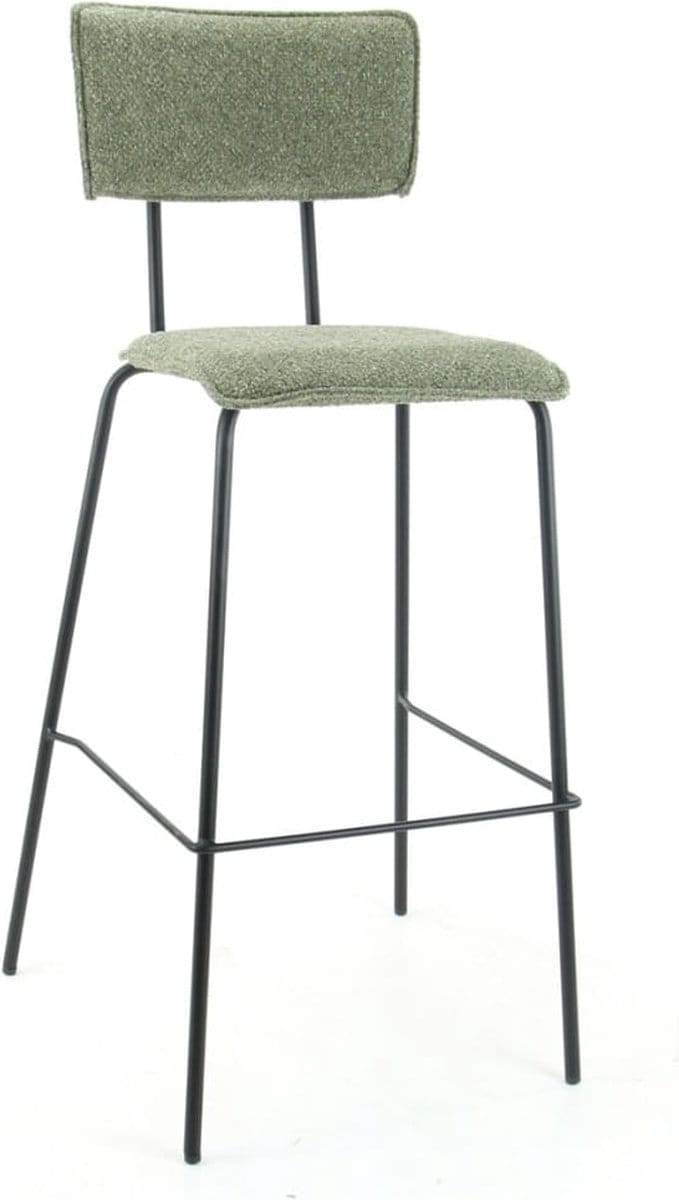 Workliving Barkruk Hoog Bo Society - Boucle Turtle - 82 CM