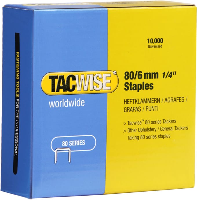 TACWISE nieten 80/6 mm verzinkt, 10.000 stuks