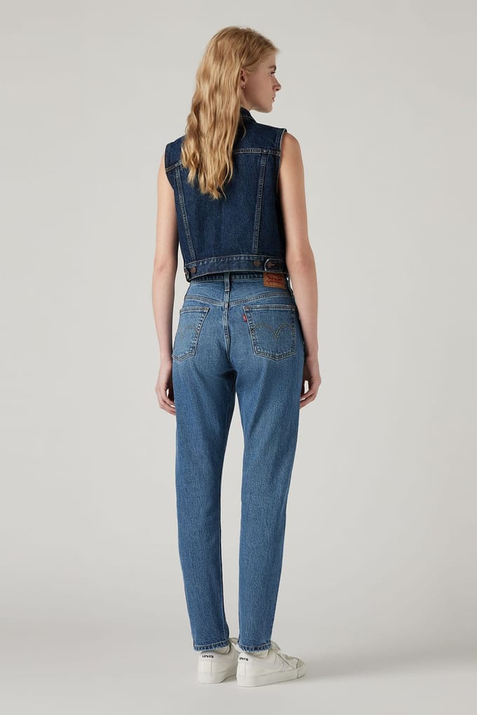 Levi's 501 Skinny Blue It's True Größe: W27L28 | Slim Jeans Outlet | Damen | Blau