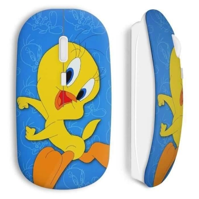 Souris Sans Fil - Titi - Blue Style - USB Wifi - Compatible Mac et PC - Couleur Bleu