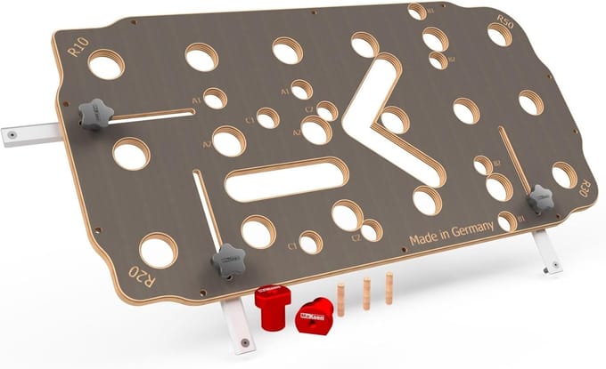 MFT Template 2.0 - Multifunctionele Mal voor Frezen en Frezen met 96mm Raster