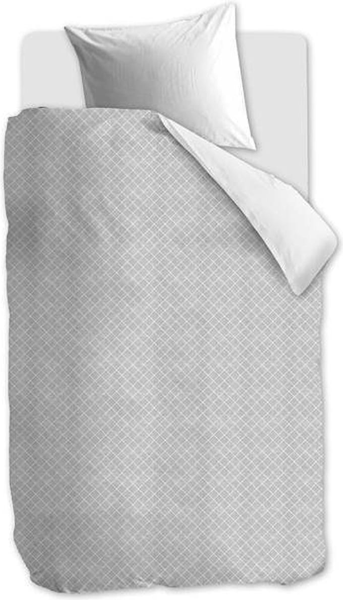Snoozing Puck Dekbedovertrek - Eenpersoons - 140x200/220 cm - Grey